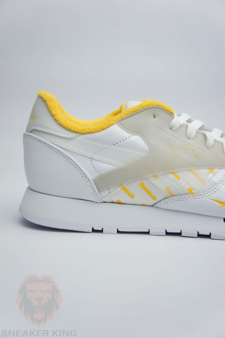 Кроссовки Reebok Classic White/Yellow